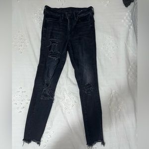 American Eagle black denim jeans